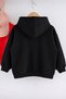 Girl's Sweatshirt Oversize 100% Cotton – Sweet Ribbon Printed - 2