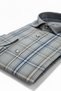 Men's Snap Button Washable Slim Fit Poplin Cotton Shirt (New Product) - 4