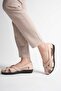 Genuine Leather Orthopedic Beige Women's Sandals