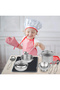 Stainless Steel Kitchen Playset 8Pcs for Kids Realistic Metal Cookware Utensils Pan Pot Pretend Play - 5