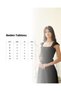 Women's Black Strapless Long Flared Skirt with Square Neckline, Evening Gown/Event Dress - 6
