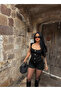 Stone Buttoned Double Layer Jumpsuit - 4