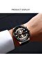 Premium Stylish Design All Functions Active Waterproof Steel Men's Wristwatch - 4