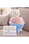 Valentine's Day, Birthday Gift | Plush Teddy Bear Bouquet Cupcake Design | Special Gift for Lover 40cm
