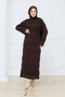 Women's Mercerized Inner Mesh Openwork Knitwear Dress