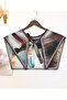 Watercolor Effect Design Luxury Shoulder Shawl |   "Abstract Symphony" Modern Art Patterned Collar Scarf
