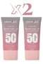 2 Pieces-Power Tone-Up Sunscreen Face Cream 50+Spf - 50 ml - 2