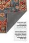 Design Red Blue Chenille Carpet Rug Runner Non-Slip Washable Living Room Kitchen Hallway - 4