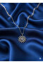 Women's Evil Eye Bead Sun Pendant - 2