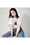 Women's Unisex Bol- Oversize Fit Green Tree Leaning Friend Design Printed Tshirt