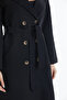 Full Length Lined Double-Breasted Trench Coat - 3