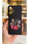 Poco F5 Compatible Cherry Bow Leopard Pattern Silicone Shock-Absorbing Classic Protective Rubber Case - 2