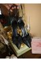 Brady Ankle-Tie Bowknot Heeled Evening Dress Shoes