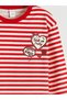 Crew Neck Printed Girls' 2-Piece T-Shirt - 6