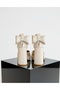 Satin Platform Heeled Evening Dress Shoes 10cm - Feli̇syabuti̇k - 3