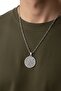 3 Piece Necklace Bear Claw Wolf and Compass Design Necklace Set Gift Necklace - 2