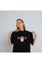 Unisex Loose Fit Minimalist Bear Printed Short Sleeve Crew Neck T-Shirt