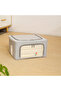 Light Gray Storage Box - Cotton Fiber - S