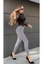 Maria Gold Women's Non-Fading Gray Skinny High Waist Jeans Trousers (fitting) - 4