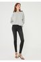 Alice Gold Women's Non-Fading Black Skinny High Waist Jeans Trousers - 2