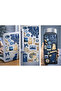 Blue Tones Art & Vintage Sticker Set – 22X30 cm - 2