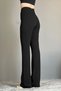 Rosse Gold Black Striped Women's Loose Fabric 90's Super High Loose Leg Palazzo Trousers - 2