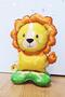 Footed Lion Foil Balloon Safari Concept Balloon Standing Upright 42cm - 2