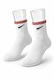 4 Pairs of Teak Patterned Cotton Tennis College Socks - 5