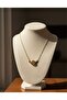Winged Moving Solitaire Steel Necklace - 3