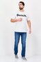 Men Sportswear Fit Short Sleeve Outdoor T-Shirt, White - 3