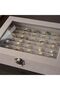 Rings Organizer Tray 7 Slots Velvet Jewelry Earring Storage Box with Transparent lid Jewelry Display - 7
