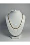 Gold Color Classic Twist Chain Necklace - 2