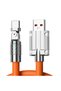 كابل شحن سريع USB إلى Type-C بقوة 120 واط - رأس بزاوية قائمة قابلة للدوران 180 درجة، طوله 2 متر - 2