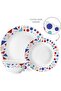 Larah Plano Opal Dinner Set, Speckle - 2