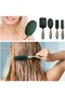 4 Pcs Hair Brush Set, Brush Comb Set for Men and Women Wet Dry Soft Set - 8