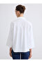White poplin women's shirt by gulis gi̇yi̇m - 4