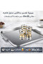 صينية تقديم ستانلس ستيل فاخرة – مقاس 35×35 سم متعددة الاستخدامات ✨