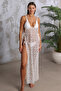 Long pareo dress with straps 4802