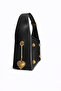 Stylish Mini Shoulder Bag with Metal Detail - 3