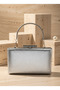 Silver Color Snake Shell Pattern Chain Strap Women's Evening Dress Bag - 2