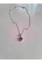 Zircon Stone Heart Detailed Stainless Steel Necklace – Valentine's Day Gift - 5