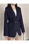 Premium Quality Blazer Jacket with Buckle Belt - 2