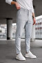 Arabi̇c Cut Seasonal Slim Fit Linen Trousers Ktn1 Gray 2026 - 2