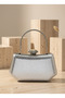Silver Color Snake Shell Pattern Chain Strap Women Evening Dress Bag Wedding Engagement Graduation - 2