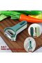 Vegetable & Fruit Peeler Set – Stainless Steel Carrot, Potato, and Cucumber Peeler with Slicer and - 6