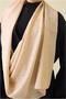 Monogram Signature Honey Beige Shiny Jacquard Shawl 70X200 - 4