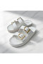Women's Double Buckle Eva Light Sole Daily Beach Pool Slippers - 2