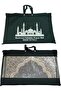 YU WELL Foldable Prayer Mat with Back Support & Carrying Bag, 2-in-1 Prayer Rug 110×60CM Grey - 6