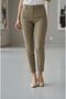 Closed Front Open Heel Low Heel Beige Women's Shoes - 2