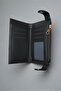 Black Stylish Leather Women's Wallet with Special Box, Zipper, Card Holder, and Multiple Compartments - 4